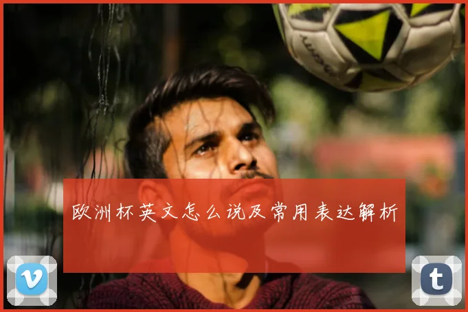 欧洲杯英文怎么说及常用表达解析